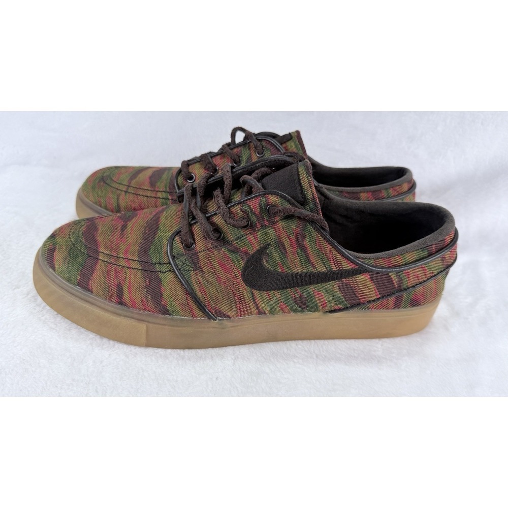 Nike SB Zoom Stefan Janoski Canvas‎ Premium Camo Gum 705190-900 Men's Size 8.5